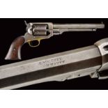 A rare and interesting martially marked Whitney Navy Model Percussion Revolver