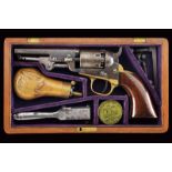 A cased Colt Model 1849 Pocket Revolver
