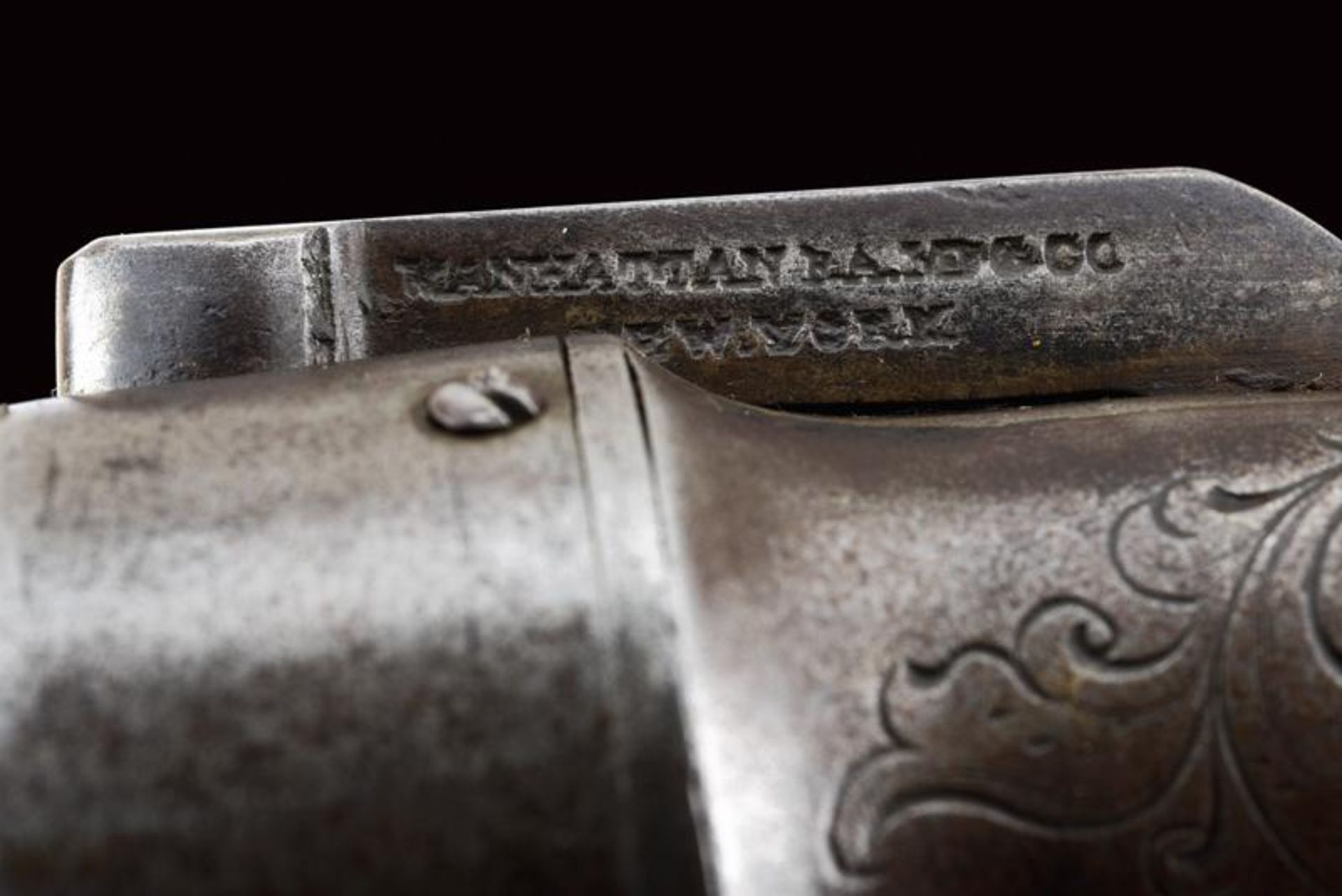 A percussion pepperbox revolver by Manhattan F. A. MFG.CO. - Image 4 of 5