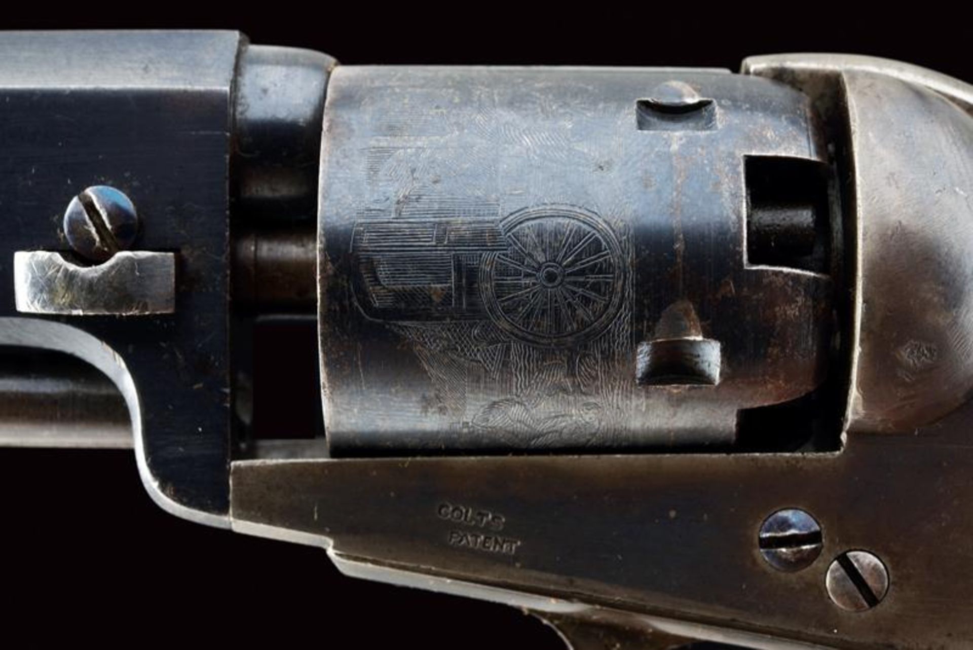 A Colt Model 1849 Pcoket Revolver with case - Image 8 of 9