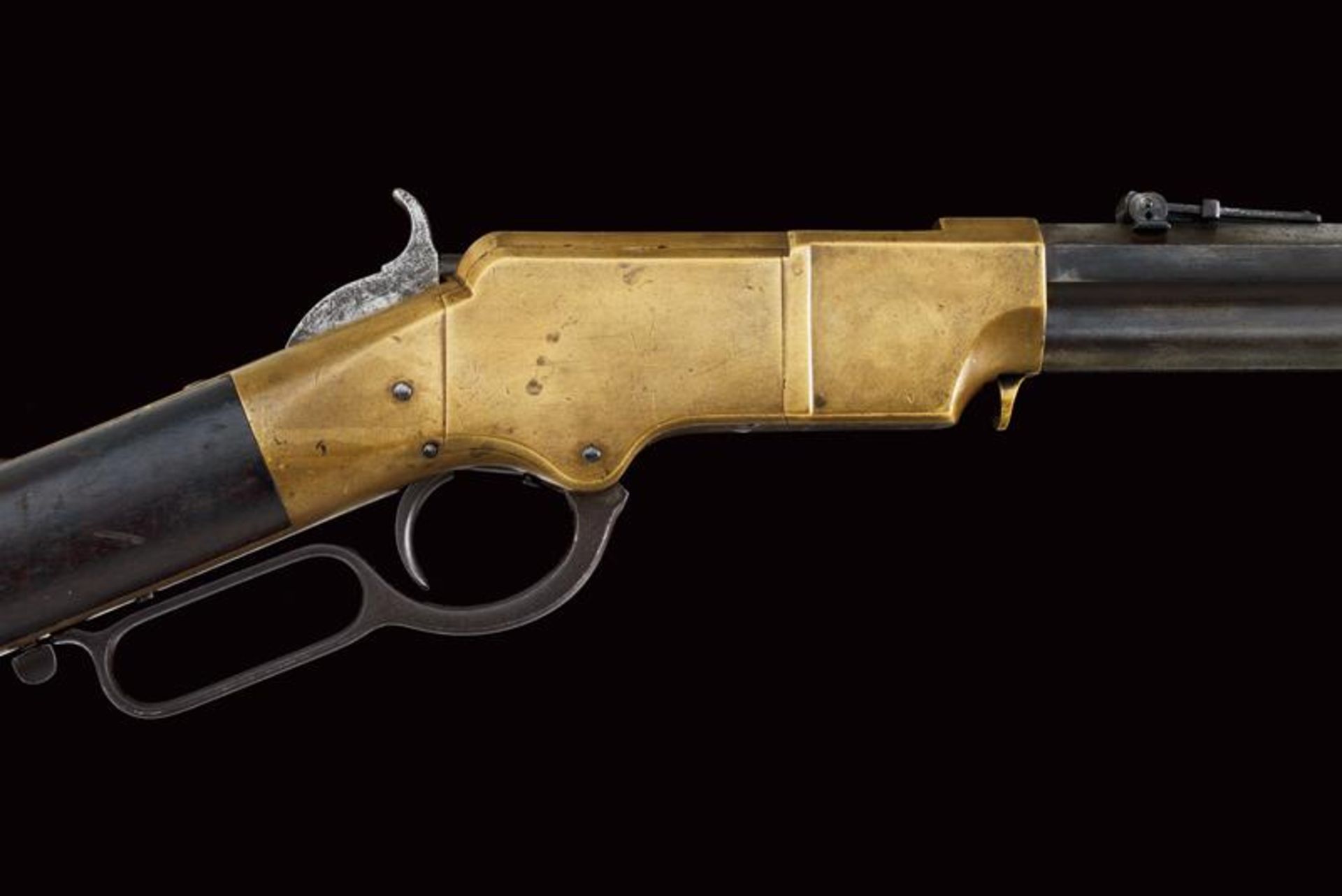 A rare Brass Frame Henry Rifle - Image 2 of 11