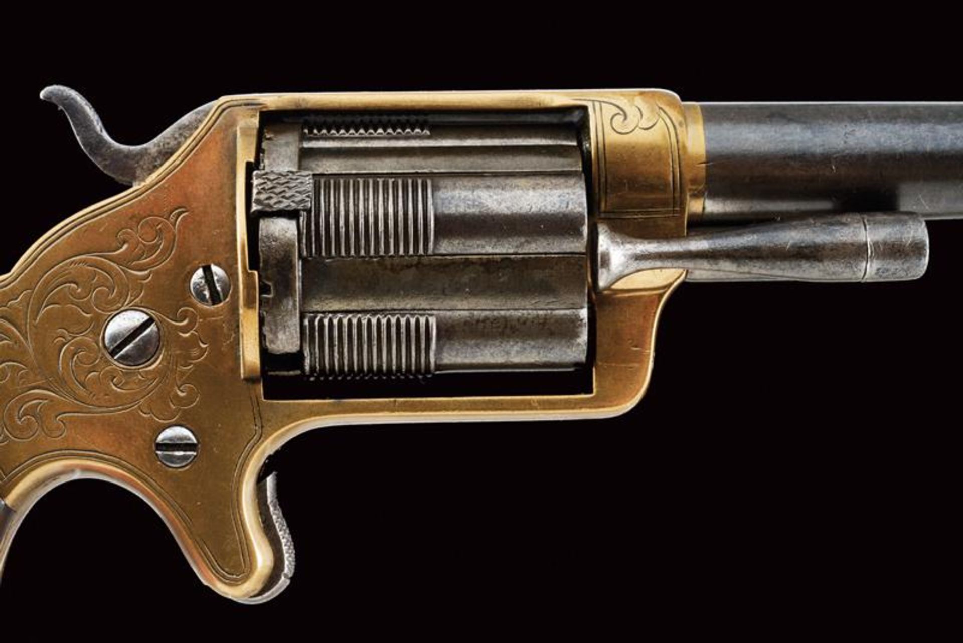 A Slocum Frontloading Pocket Revolver - Image 2 of 7