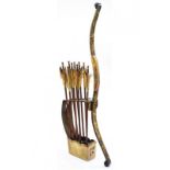 A fine set with ebira (quiver) with bow and arrows.