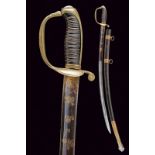 An 1819 model Chasseurs officer's sabre