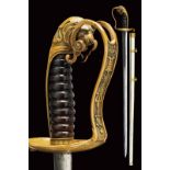 A Guardia Civica officer's sabre, model 1847