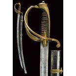 A 1829 model senior officer's sabre of the foot regiments
