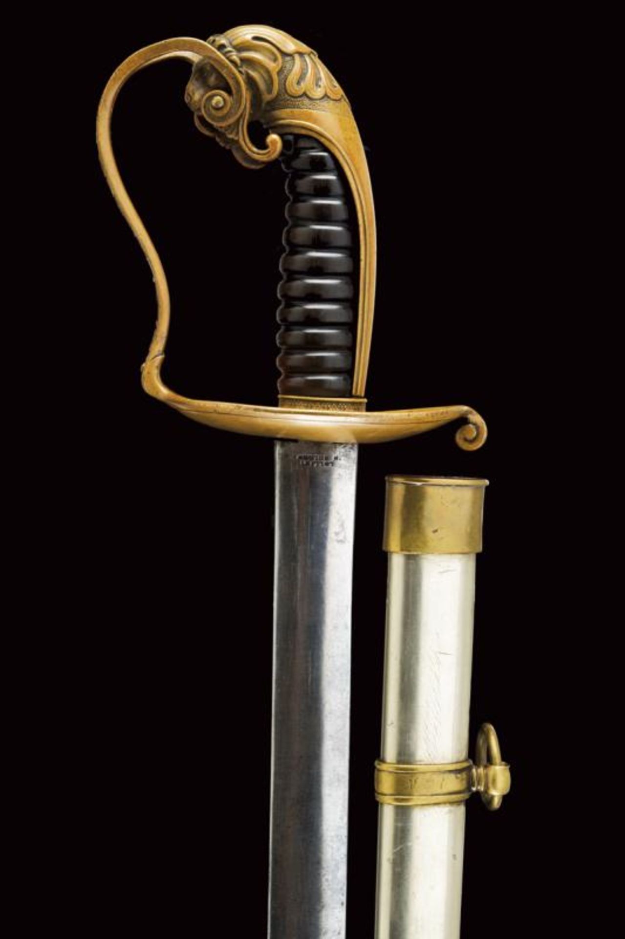 A Guardia Civica officer's sabre, model 1847 - Image 5 of 7