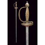 A 1774 model officer's smallsword