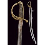 An 1819 model artillery officer's sabre