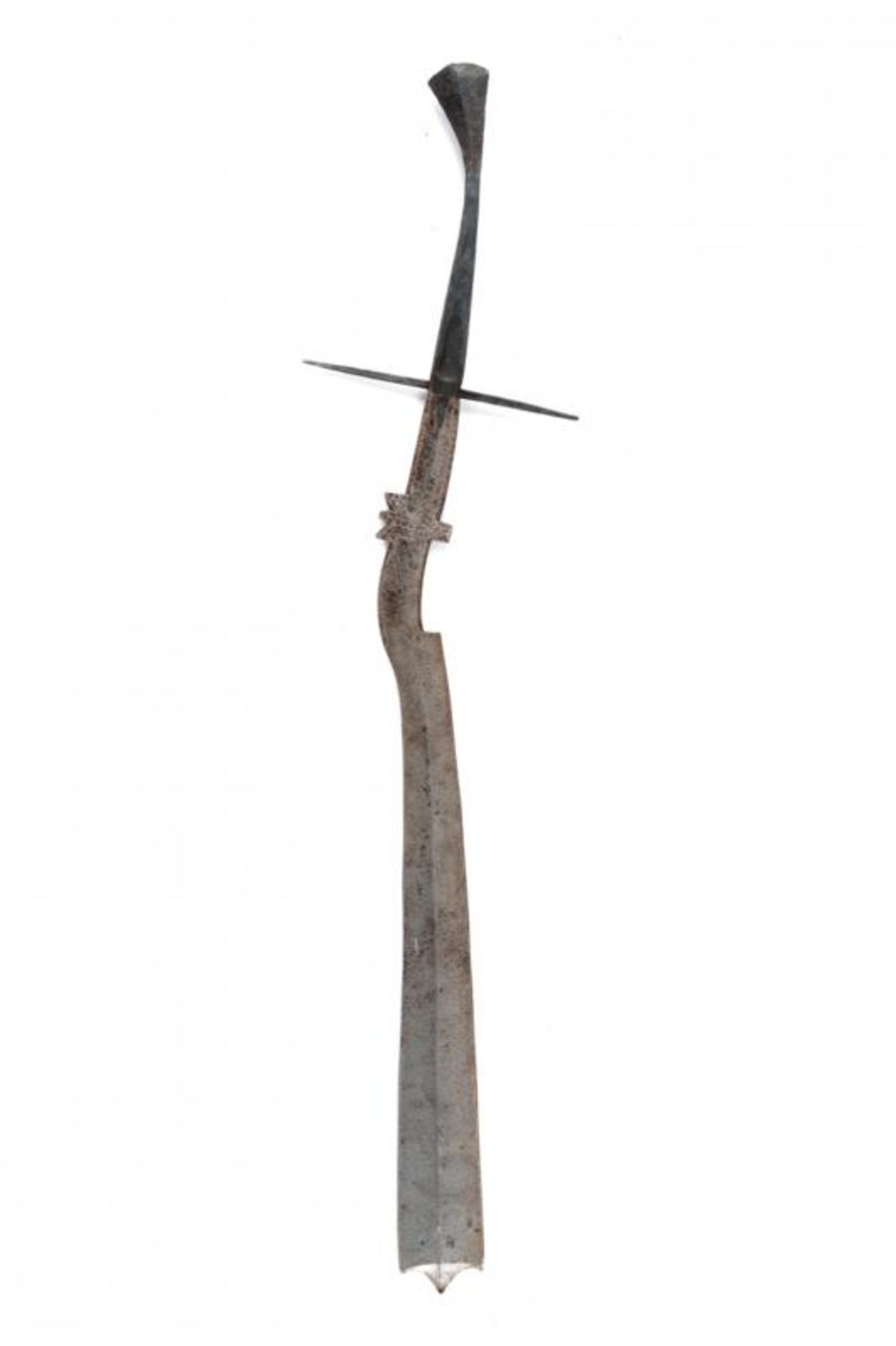 A very scarce and early milam (sword) of the Garo-Naga