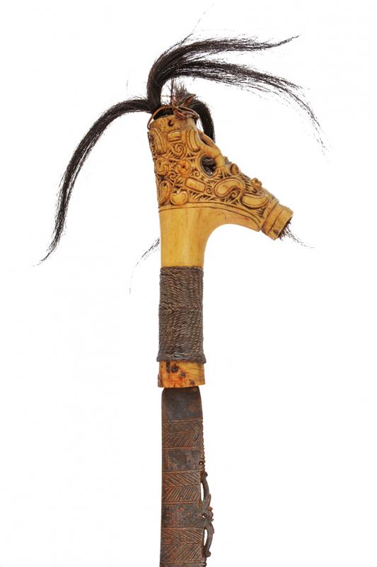 A rare mandau (jimpul) duku amat of the Iban-Dayak - Image 3 of 6