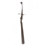 A very scarce milam (sword) of the Garo-Naga