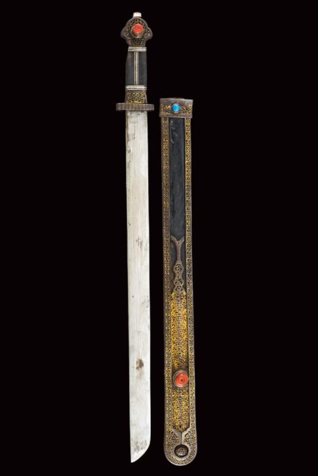 A very fine and rare Tibetan sword - Image 11 of 11