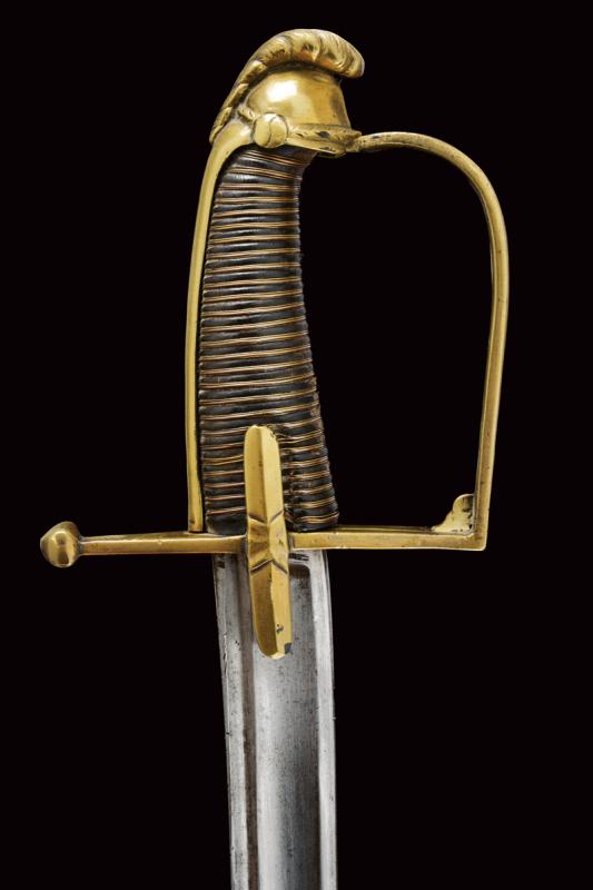 A rare 'Chasseur a cheval' officer's sabre - Image 4 of 6