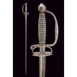 A silver decorated small sword