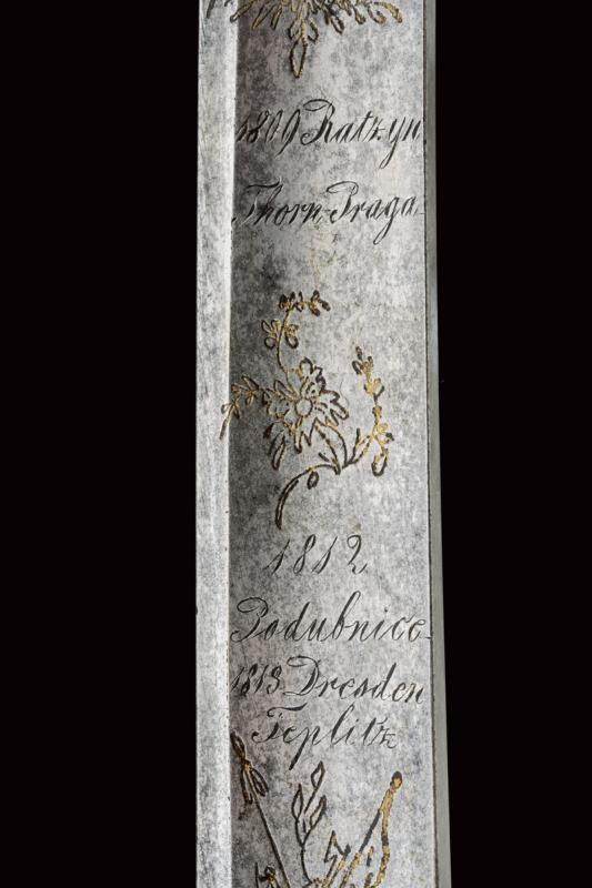 An interesting officer's sabre with battle names and dates - Image 5 of 6