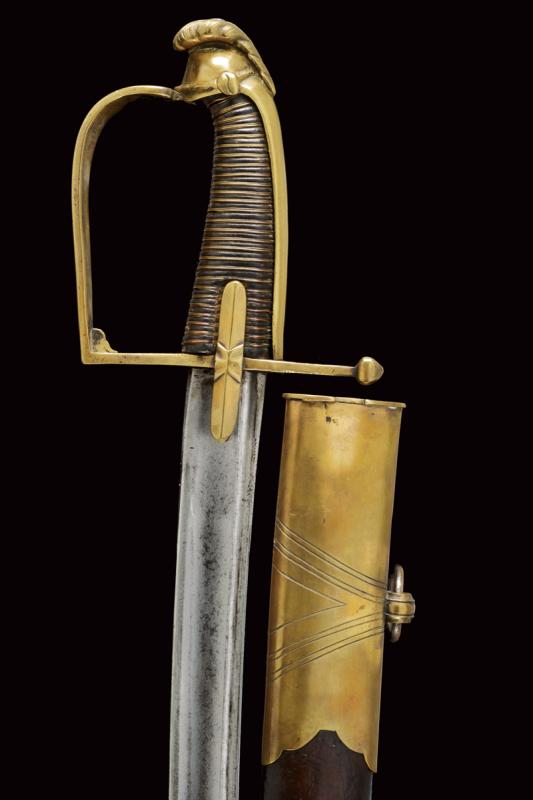 A rare 'Chasseur a cheval' officer's sabre - Image 2 of 6