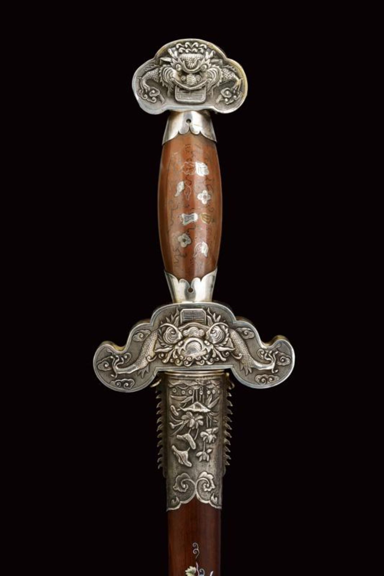 A beautiful silver mounted sword - Image 2 of 8