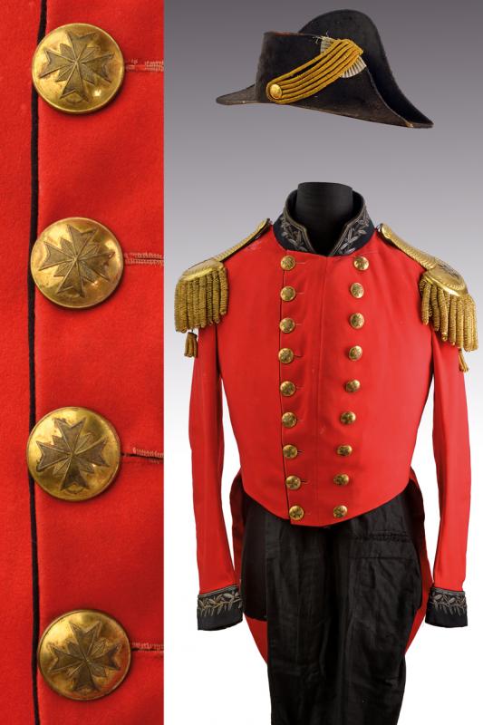 A rare knight's uniform of the Order of the Golden Spur