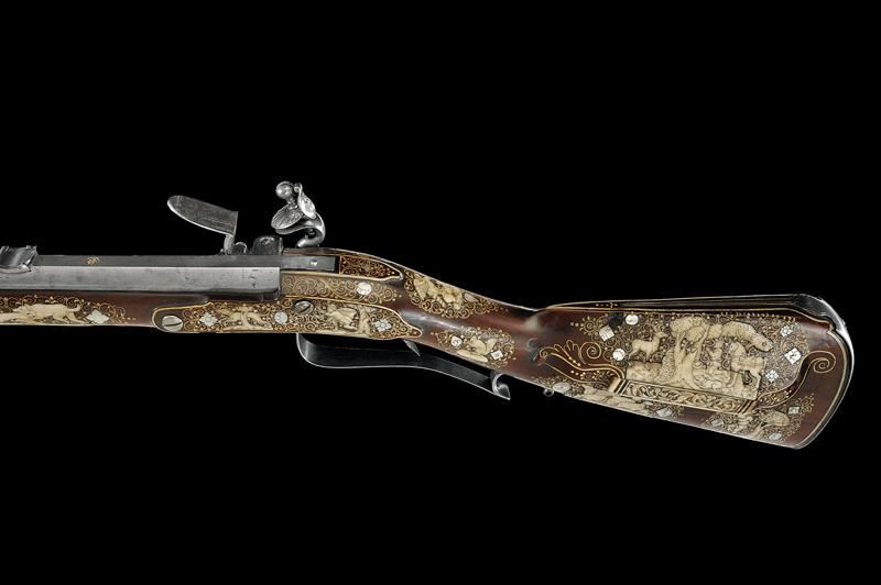 A flintlock hunting rifle - Image 4 of 14
