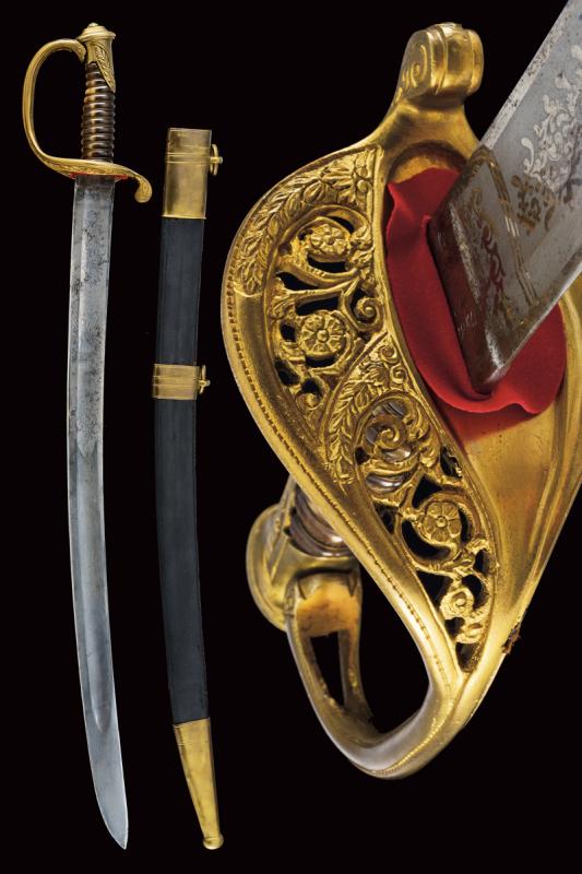 An infantry officer's sabre similar to the french model 1845