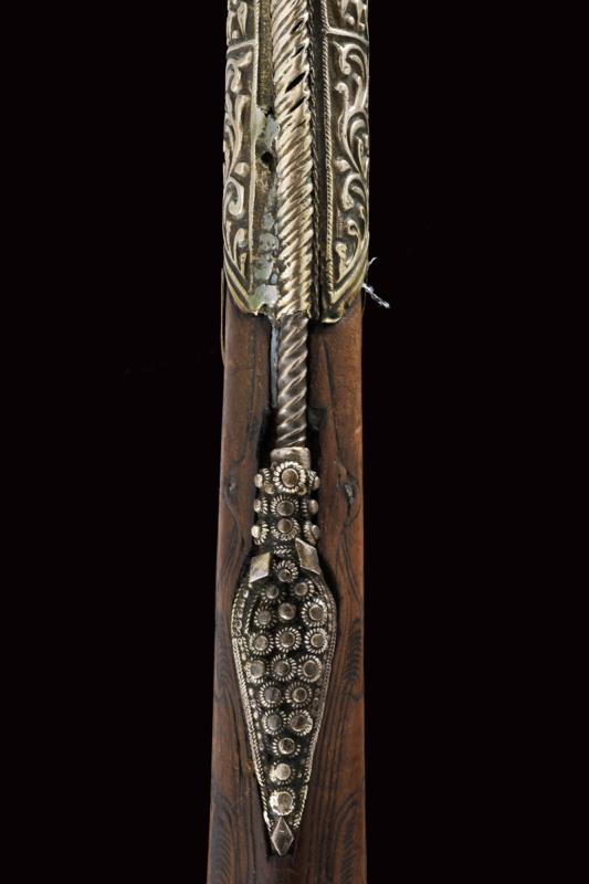 A beautiful silver mounted flintlock pistol in Ali Pasha style - Image 3 of 12