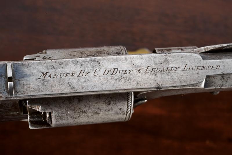 A cased Adams percussion revolver by C. D. Duly - Image 3 of 6