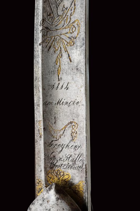 An interesting officer's sabre with battle names and dates - Image 2 of 6