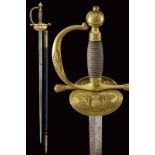 An officers sword for Royal Guards or halberdiers