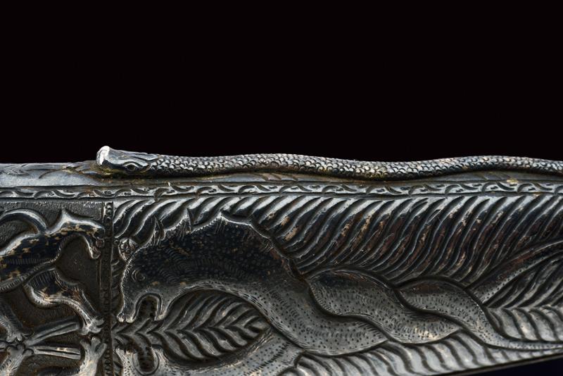 An exceptional silver mounted yatagan - Image 7 of 16