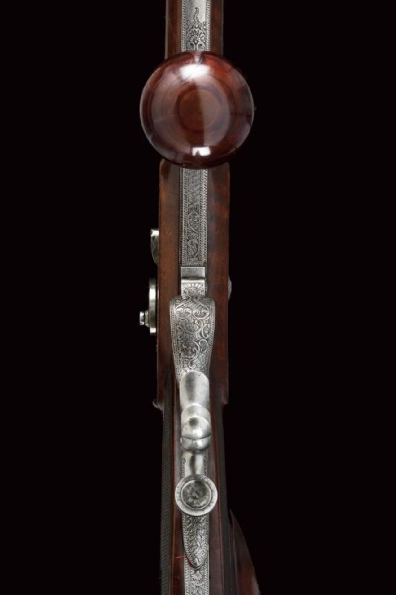 A beautiful presentation percussion target rifle, gifted by King Victor Emmanuel II - Image 9 of 12