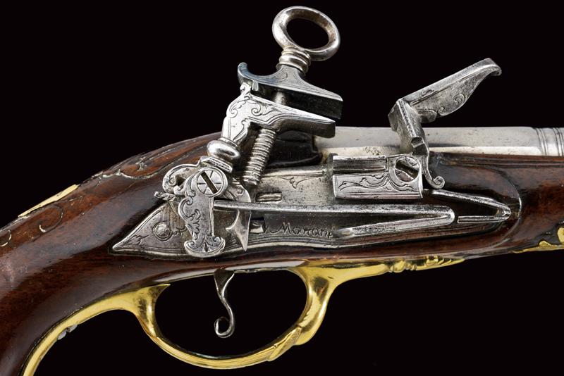 A pair of miquelet flintlock pistols - Image 2 of 8