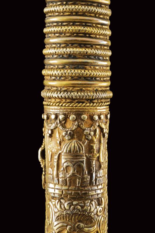 A beautiful gilded silver naval yatagan - Image 10 of 12