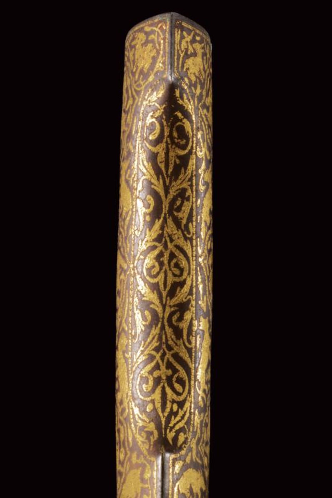 A gold inlaid kandshar - Image 5 of 10