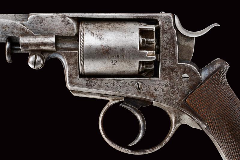 A cased Adams percussion revolver by C. D. Duly - Image 6 of 6