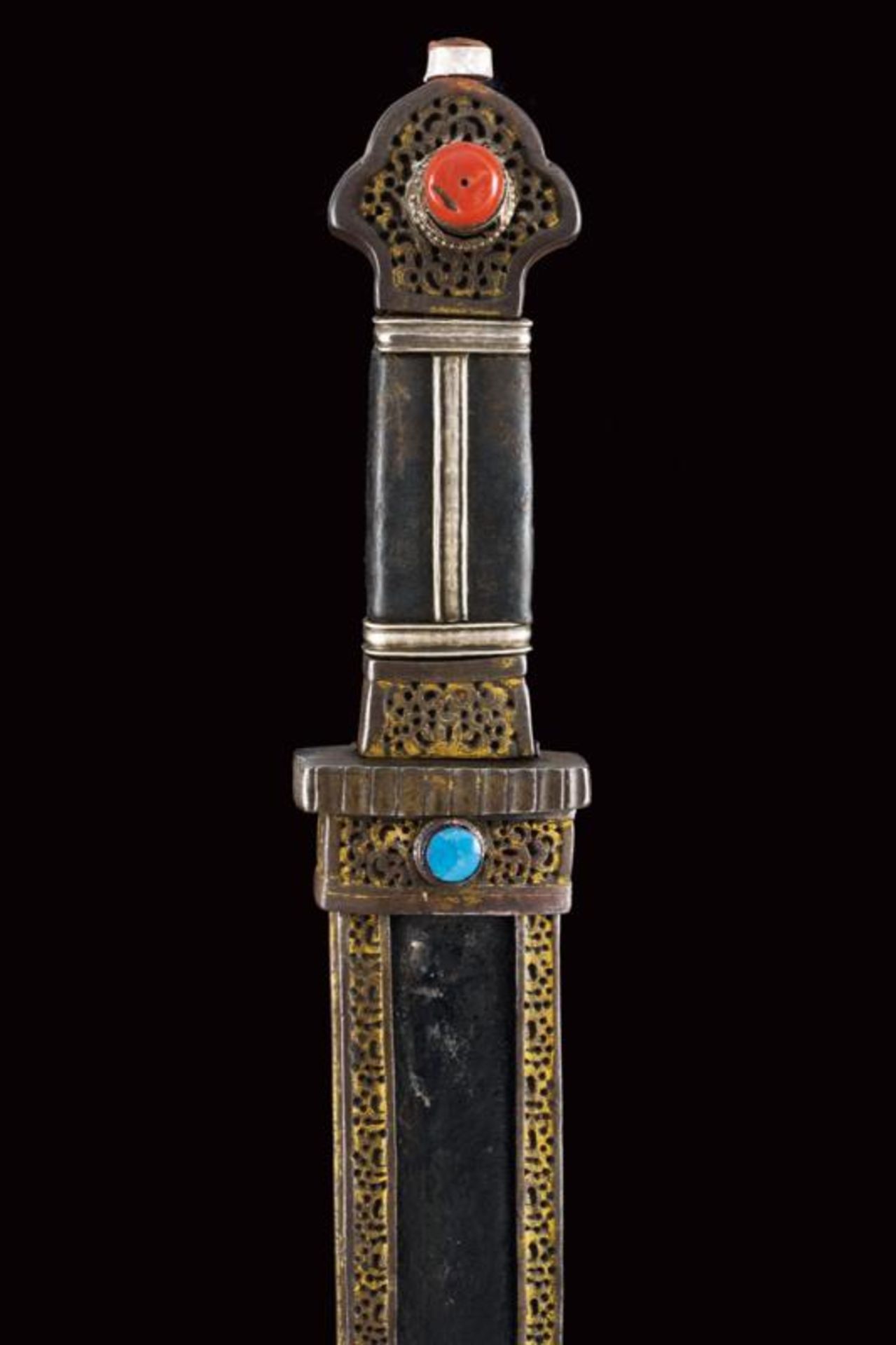 A very fine and rare Tibetan sword - Image 6 of 11
