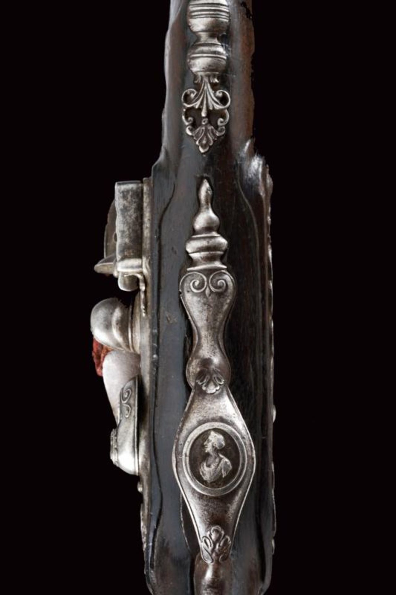 A rare flintlock pistol by Picin Frusca - Image 6 of 8