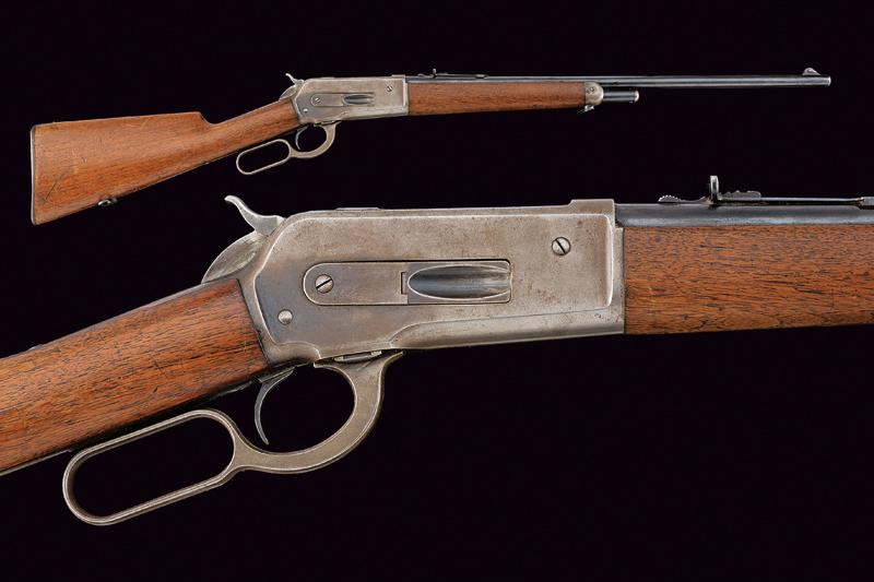 A Winchester Model 1886 Light Weight Rifle