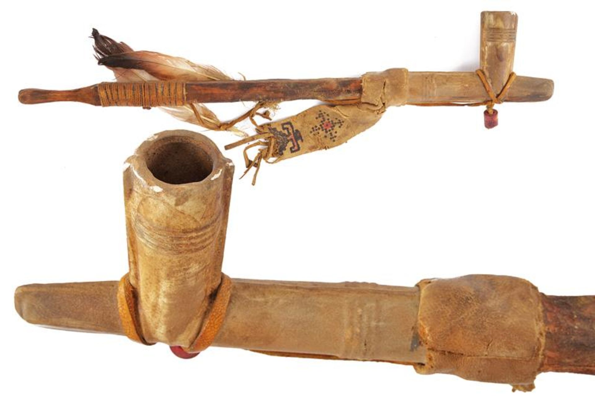 A Lakota Sioux peace pipe