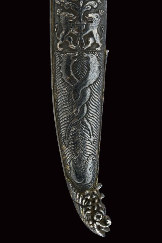 An exceptional silver mounted yatagan - Image 13 of 16