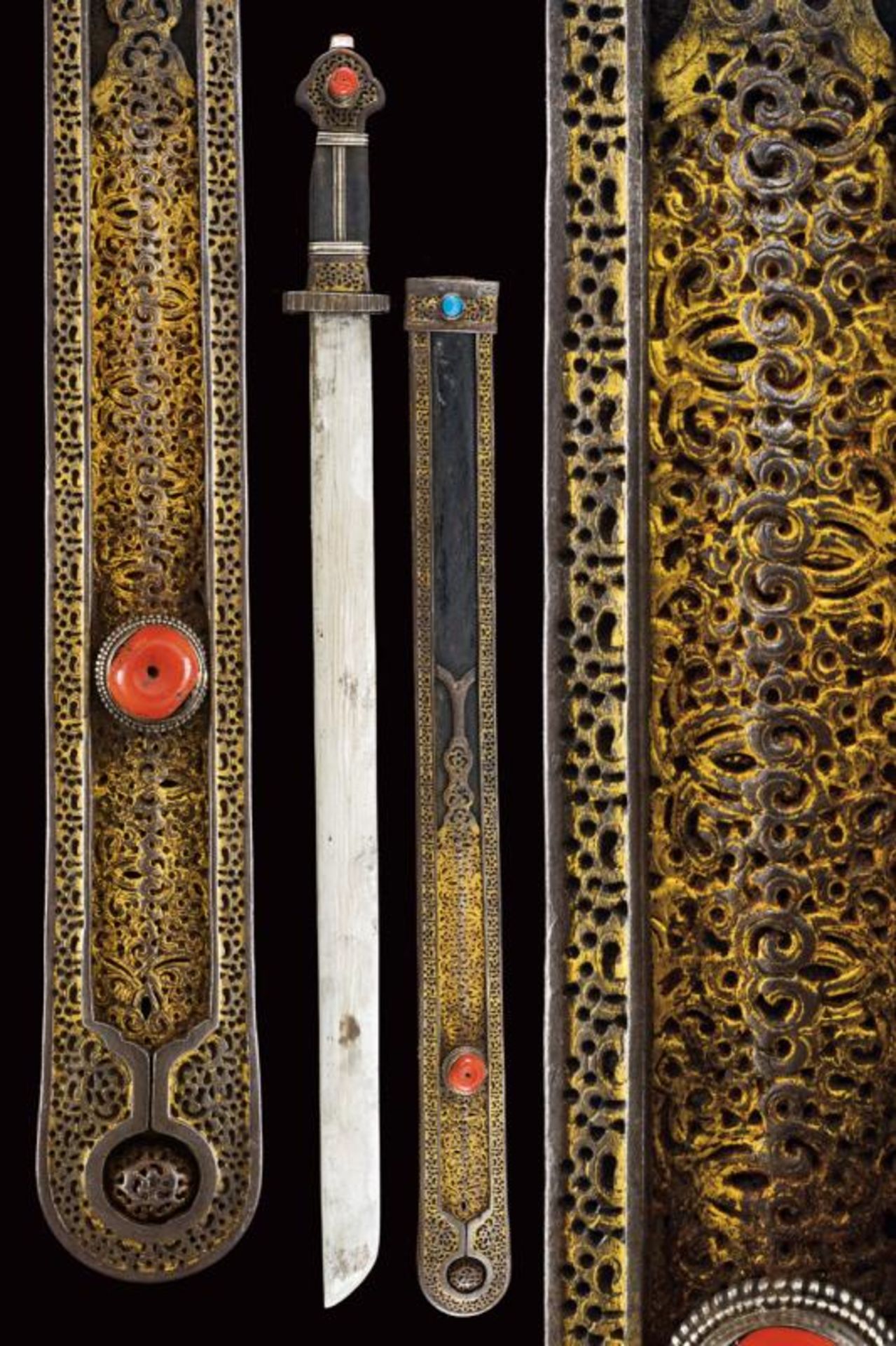 A very fine and rare Tibetan sword