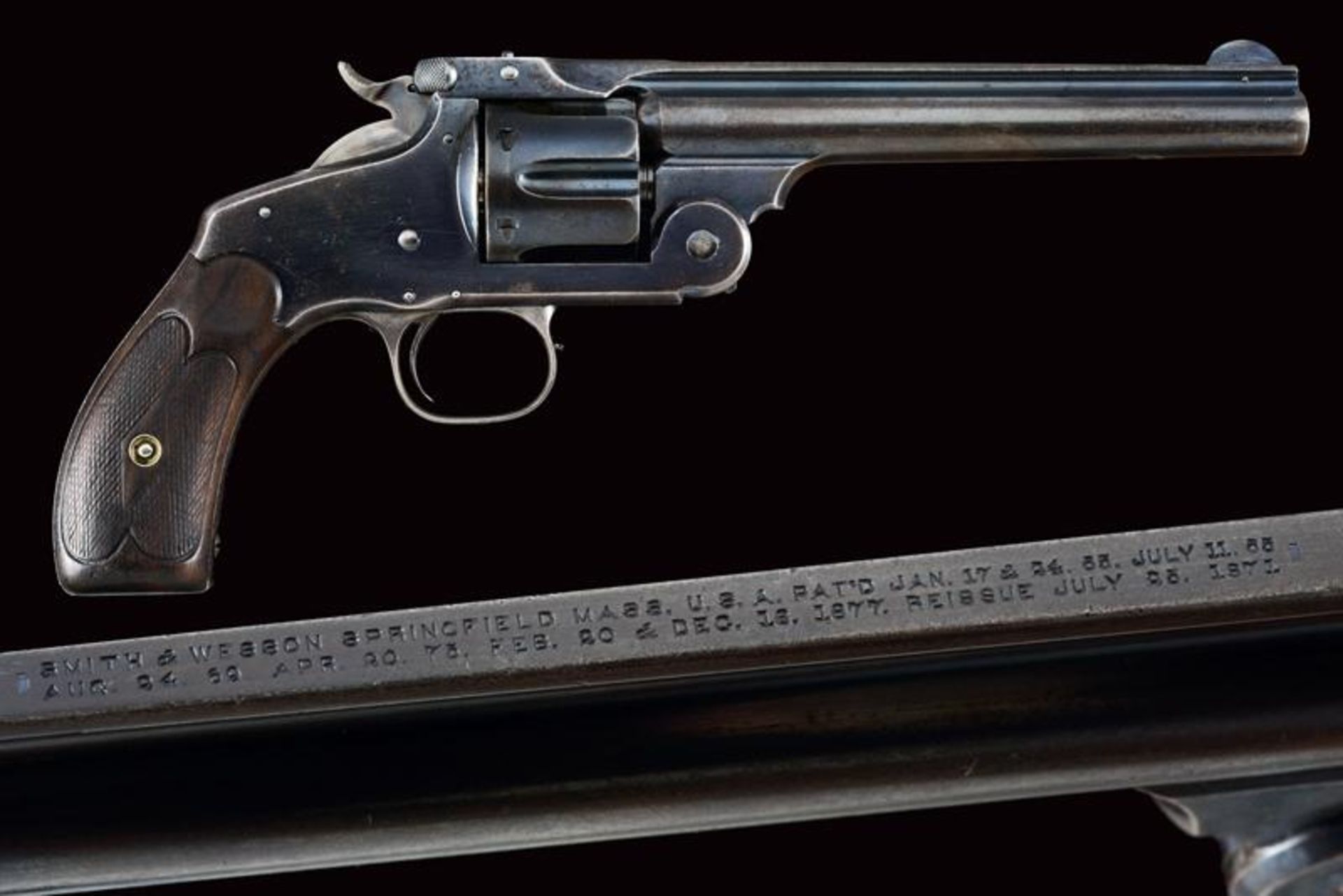 An interesting S&W New Model No. 3 Single Action Revolver for the Japanese navy