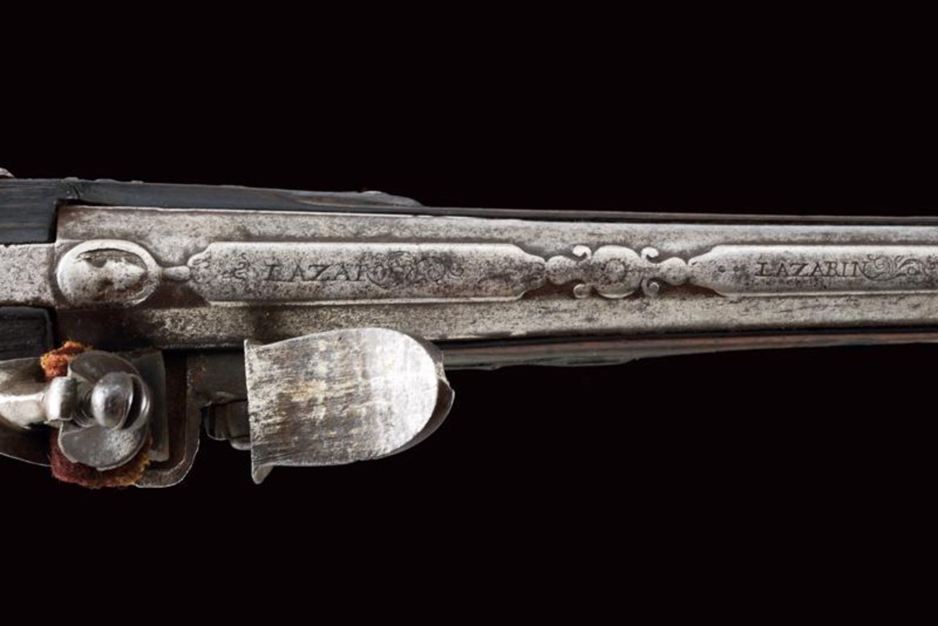 A rare flintlock pistol by Picin Frusca - Image 2 of 8