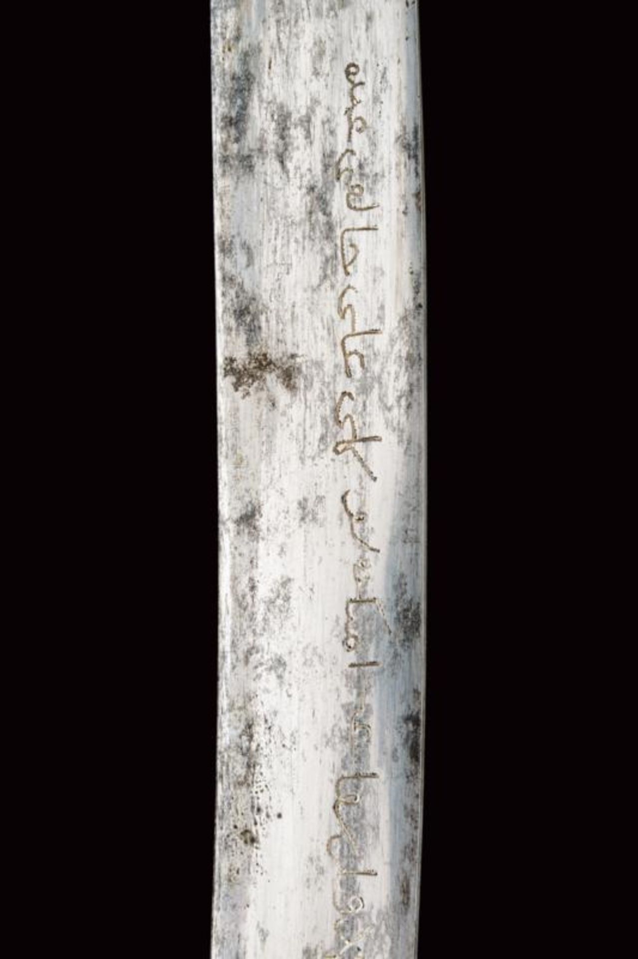 A silver-mounted yatagan - Image 4 of 7
