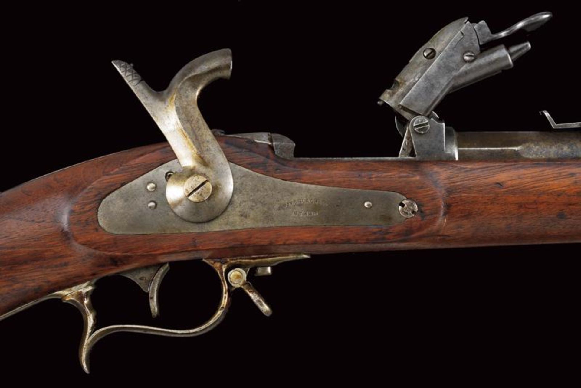 An 1863/67 model breechloading von Erlach rifle - Image 7 of 8