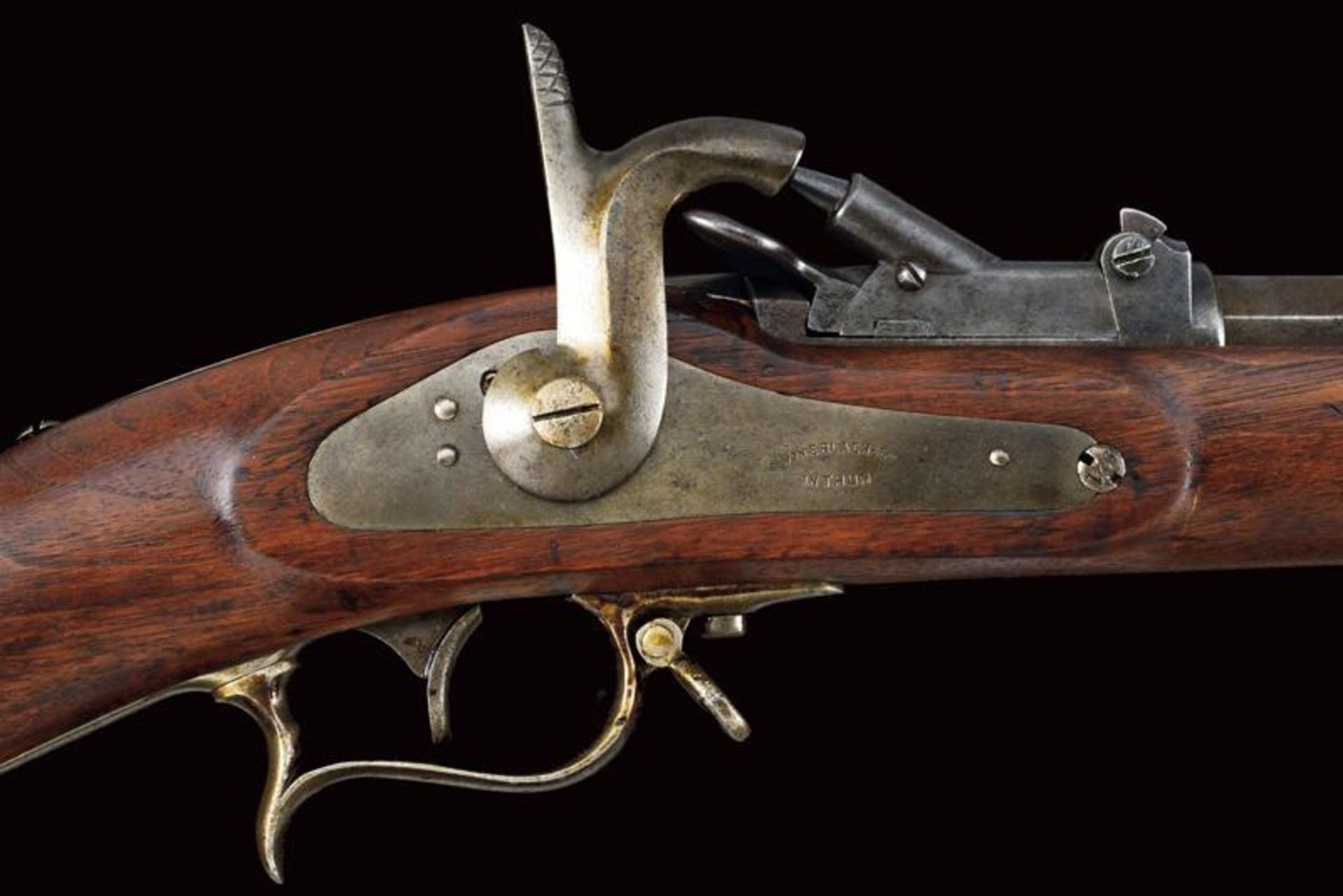 An 1863/67 model breechloading von Erlach rifle - Image 2 of 8