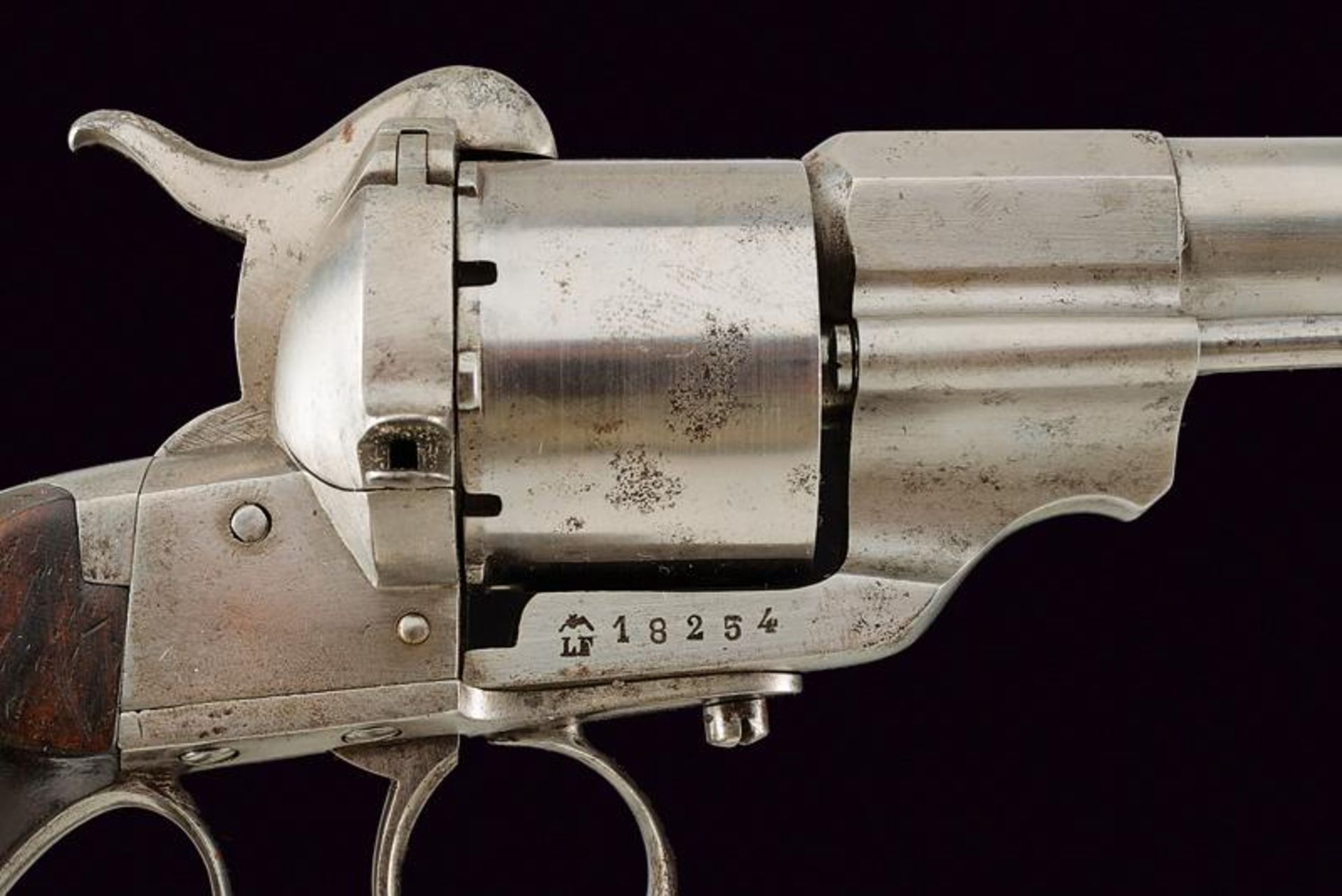 A 'Long Type' Lefaucheux pinfire revolver - Image 2 of 4