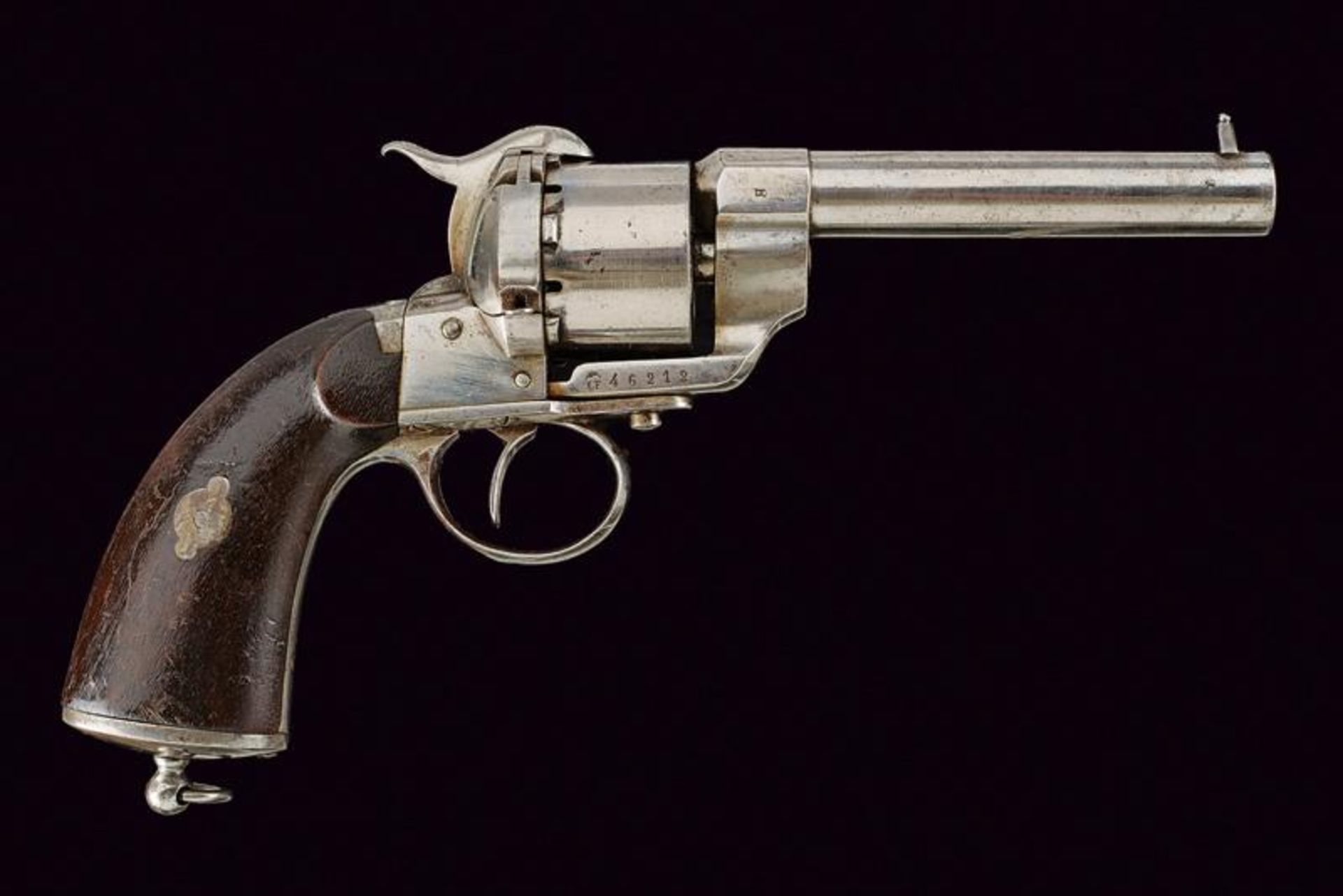 An 1861 model revolver for Carabinieri Reali (Royal Carabiniers)