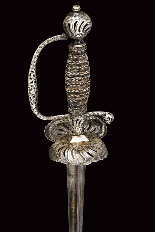 A fine silver-hilted small sword - Image 5 of 6