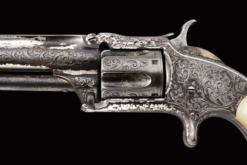 Two cased and engraved S&W Model No. 1-1/2 Second Issue Revolver - Image 5 of 8